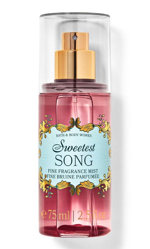 Bath & Body Works Sweetest Song Travel Size Fine Fragrance Mist 75ml