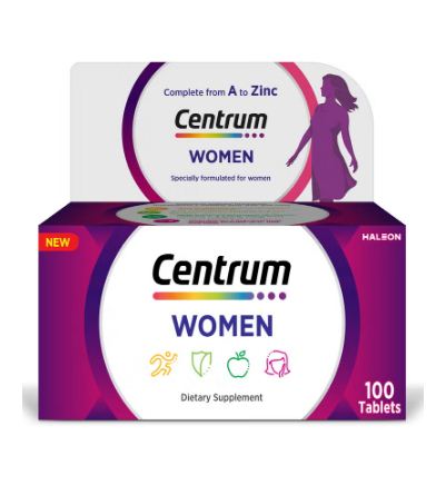CENTRUM WOMEN DIETARY SUPPLEMENT 100 TABLETS