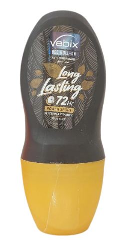 Vebix Roll On Power Sport Deodorant 50ml