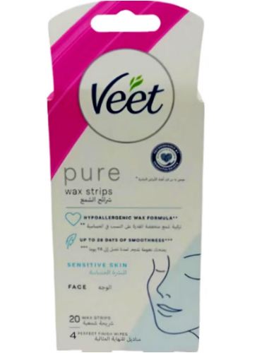 VEET WAX STRIPS FOR FACE