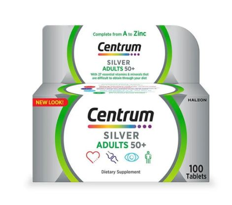 Centrum Silver Adults 50+ Lutein 100 Tablets