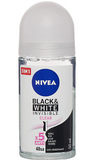 Nivea Invisible Black & White ORIGINAL Roll on Deodorant 15%OFFER 50ml