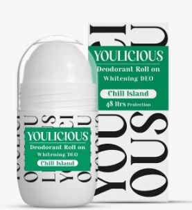 YOULICIOUS DEODORANT ROLL ON WHITENING CHILL ISLAND 50ML
