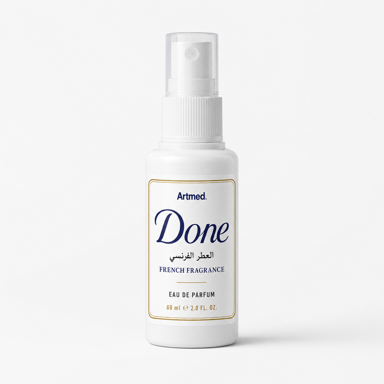 DONE French Fragrance Eau de Parfum 60ml clean musky powdery perfume by Artmed Don