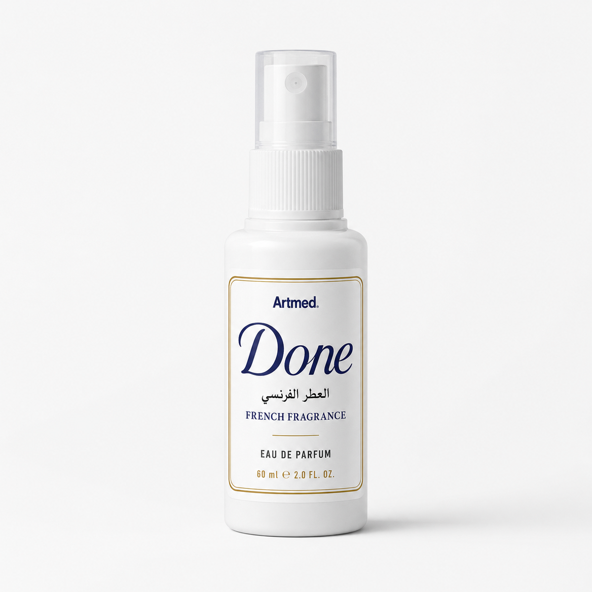 DONE French Fragrance Eau de Parfum 60ml clean musky powdery perfume by Artmed Don
