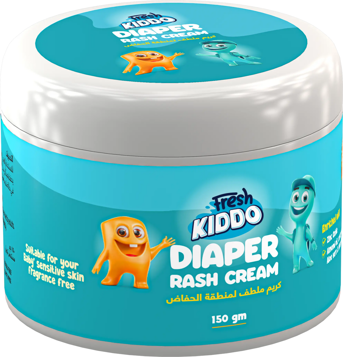 FRESH KIDDO DIAPER RASH CREAM 150GM