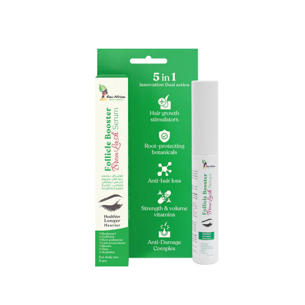 RAW AFRICAN BROW LASH SERUM FOLLICLE BOOSTER 8GM