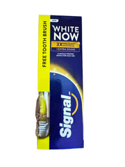 SIGNAL WHITE NOW EXTRA SHINE FREE TOOTH BRUSH