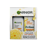Garnier Fast Bright Vitamin C Booster Serum - 30ml  + Free Micellar Vitamin C - 100ml