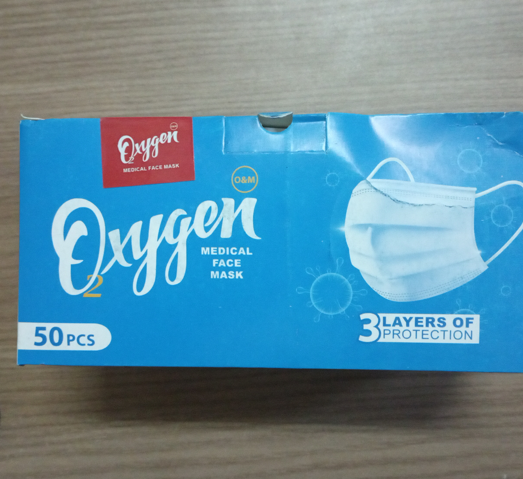 OXYGEN FACE MASK 50 PCS