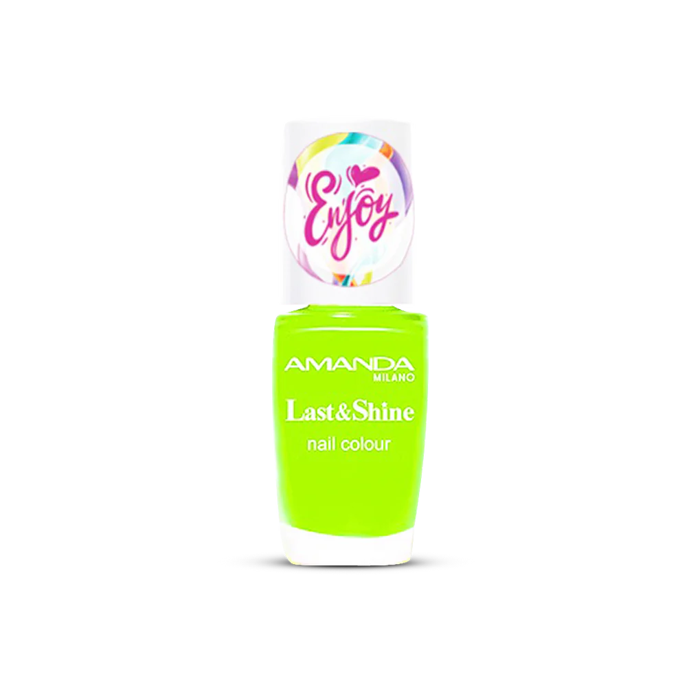 Amanda neon green 608 Last & Shine Nail polish 12ml