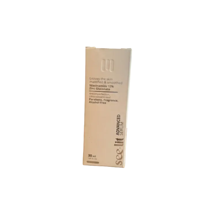 SEE LIT ADVANCED SERUM 30ML (NIACINAMIDE 12) ZINC GLUCONATE 30ml