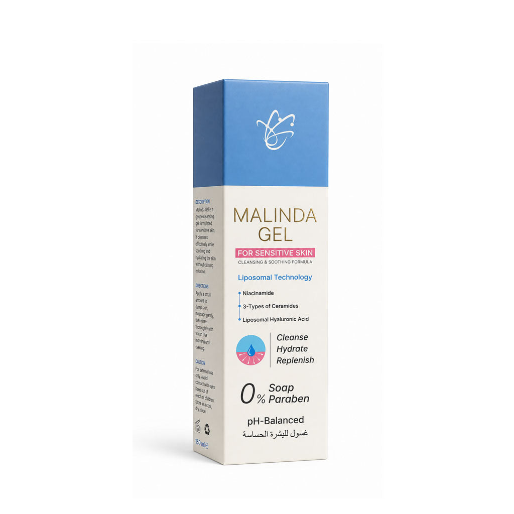 Malinda Cleansing Gel For Sensitivite Skin 250ml - غسول للوجه malinda 250 مل