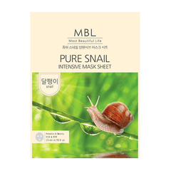 MOST BEAUTIFUL LIFE PURE SNAIL MASK SHEET 23ML