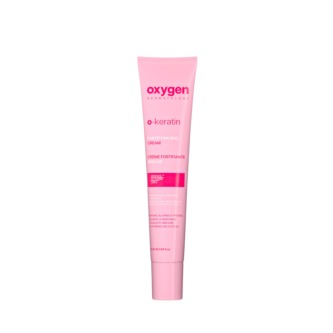 OXYGEN O-KERATIN FORTIFYING NAIL CREAM 20ML