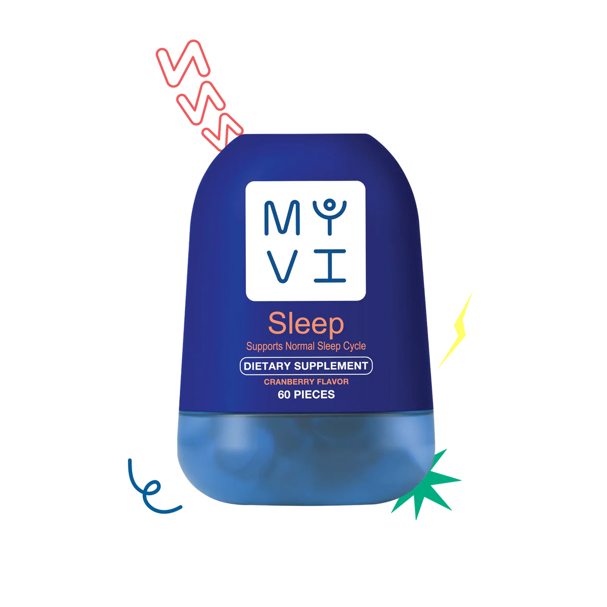 MY VI SLEEP DIETARY SUPPLEMENT 60PC CRANBERRY FLAVOR