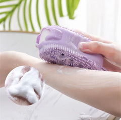 ANNINA SILICONE BUBBLE BATH BRUSH DOUBLE-SIDED