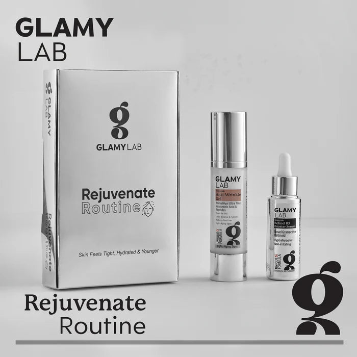 GLAMY LAB Rejuvenate routine (Anti Wrinkle Gel + RETINOL B3 BOOSTER SERUM)