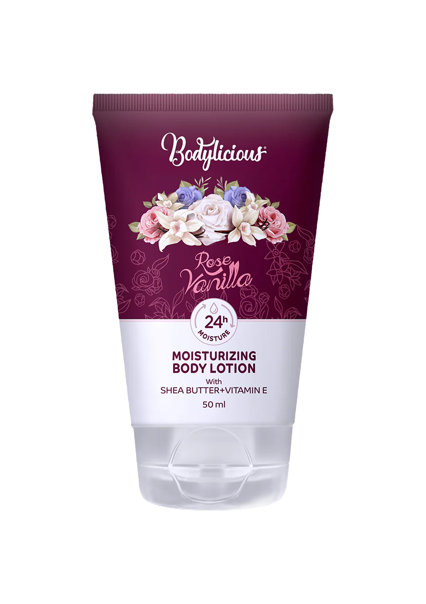 BODYLICIOUS ROSE VANILLA MOISTURIZING BODY LOTION 50ML