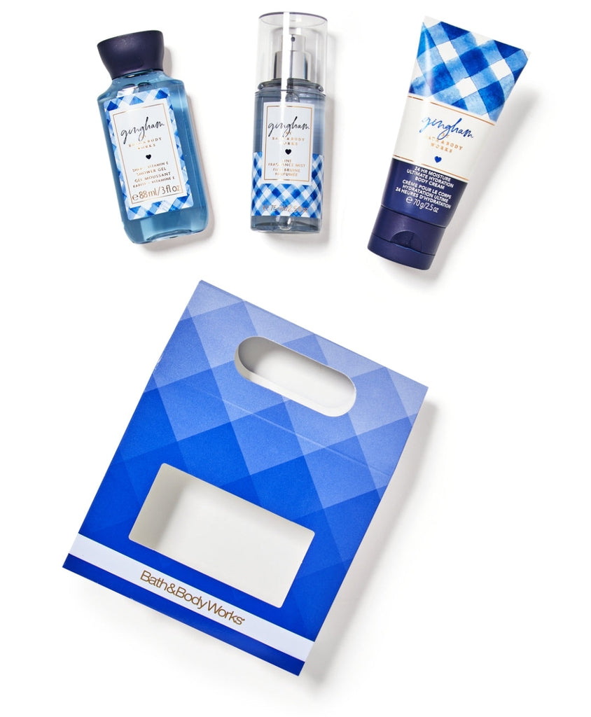 Bath Body Works Gingham Set- Brand cheapest New