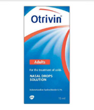 OTRIVIN ADULTS nasal drops 15ml