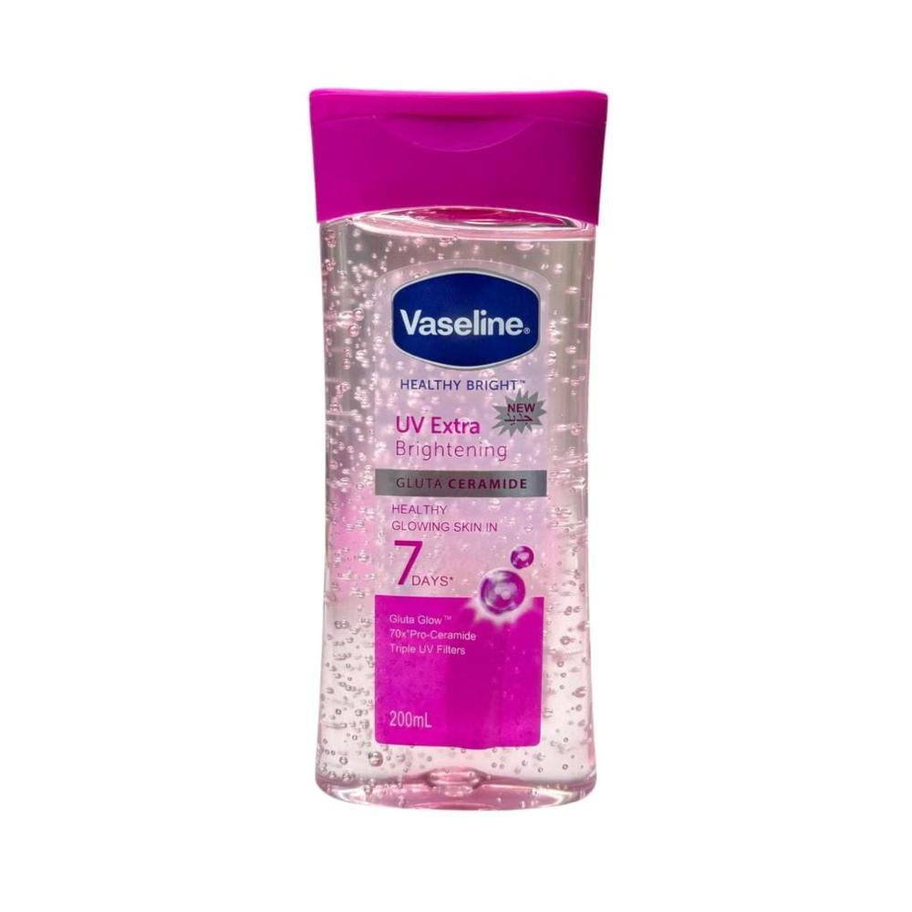 VASELINE HEALTHY BRIGHT UV EXTRA BRIGHTENING GLOW OIL 200ML