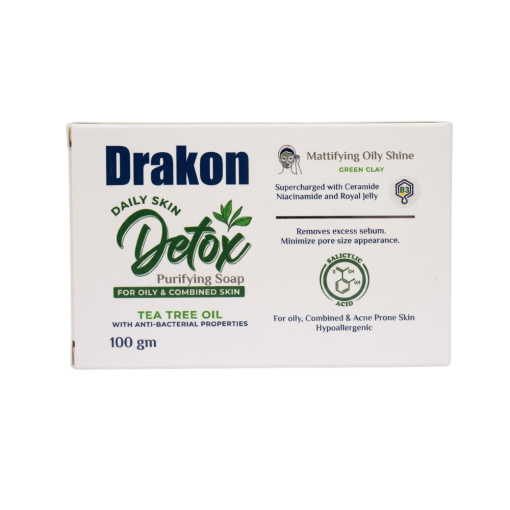 DRAKON DAILY SKIN DETOX PURIFYING SOAP 100GM