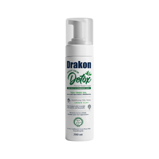 DRAKON DAILY SKIN DETOX FACIAL WASH FOAM 200ML