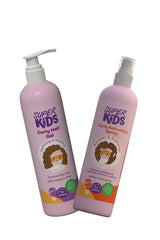 SUPER KIDS CURL REVIVING SET (CURLY HAIR GEL 250ML  + CURL REFRESHING SPRAY 250ML )