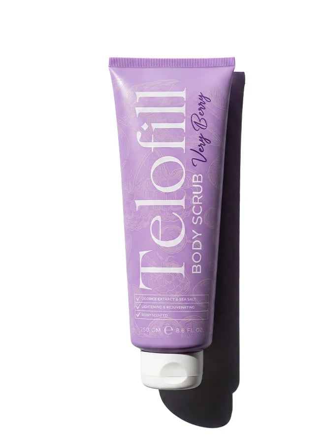 TELOFILL BODY SCRUB VERRY BERRY 250ML