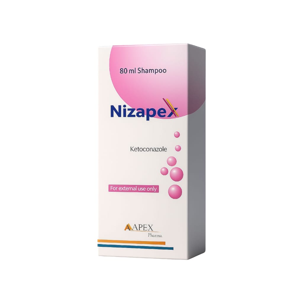 Nizapex Shampoo for All Hairs - 80 milliliters