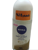 NIVEA CLEAN PROTECT WITH PURE ALUM ROLL-ON 50ML DISC 15%