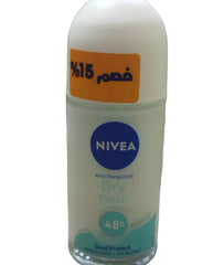 NIVEA DRY FRESH  ANTI-PERSPIRANT ROLL-ON 50ML DISC 15%