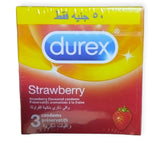 Durex Strawberry - 3 condoms