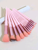 SHEIN 13PCS MAKEUP BRUSH SET PINK