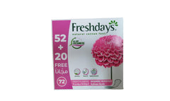 FRESHDAYS NORMAL SCENTED 52+20 FREE