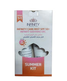 INFINITY SUMMER KIT CARE MIST SPF50+ SPRAY+SOOTHING GEL OFFER