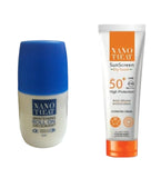 NANO TREAT SUNSCREEN DRY TOUCH SPF 50+ HYDRATING GEL CREAM 50ML + NANO TREAT DEODORANT ROLL ON OUD 50ML