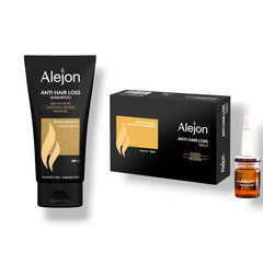 ALEJON ANTI HAIR LOSS VIALS 3ML * 15 VIALS + ALEJON ANTI HAIR LOSS SHAMPOO 200ML OFFER