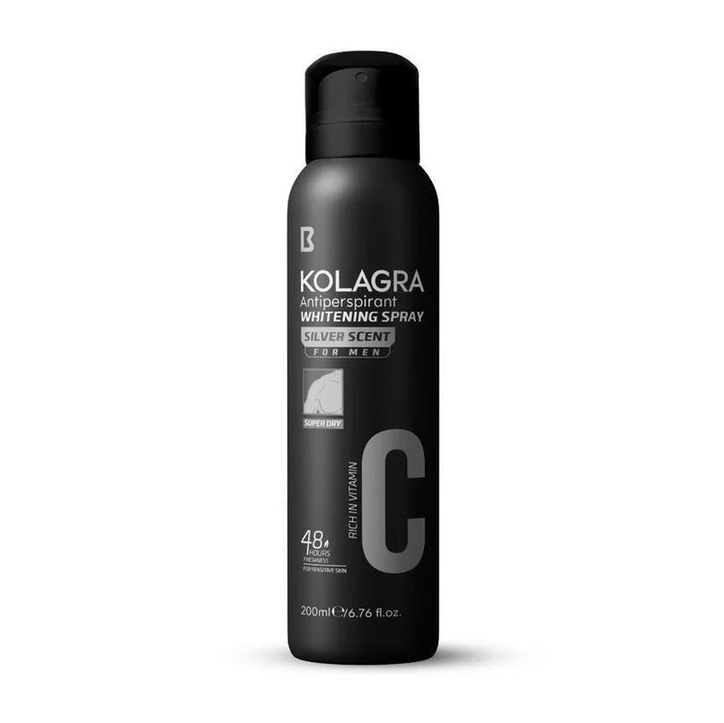Kolagra Antiperspirant WHITENING SPRAY For Men 150ml