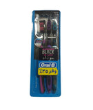 ORAL B TOOTHBRUSH ALL ROUNDER BLACK MEDIUM 2+1 DISC 25%