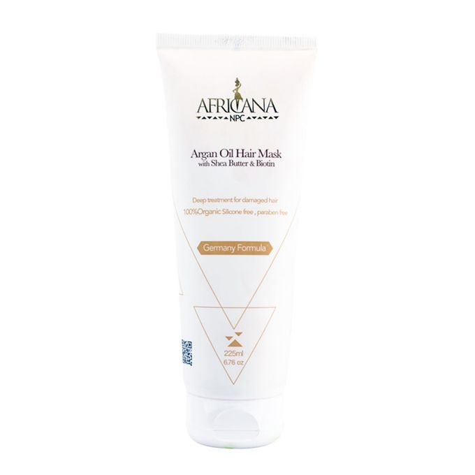 AFRICANA HAIR MASK WITH ARGAN OIL & SHEA BUTTER AND BIOTIN 225ML - Anwar Store