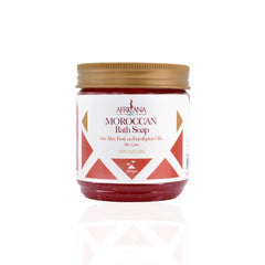 AFRICANA MOROCCAN BATH SOAP WITH AKER FASSI & EUCALYPTUS OIL 300GM - Anwar Store