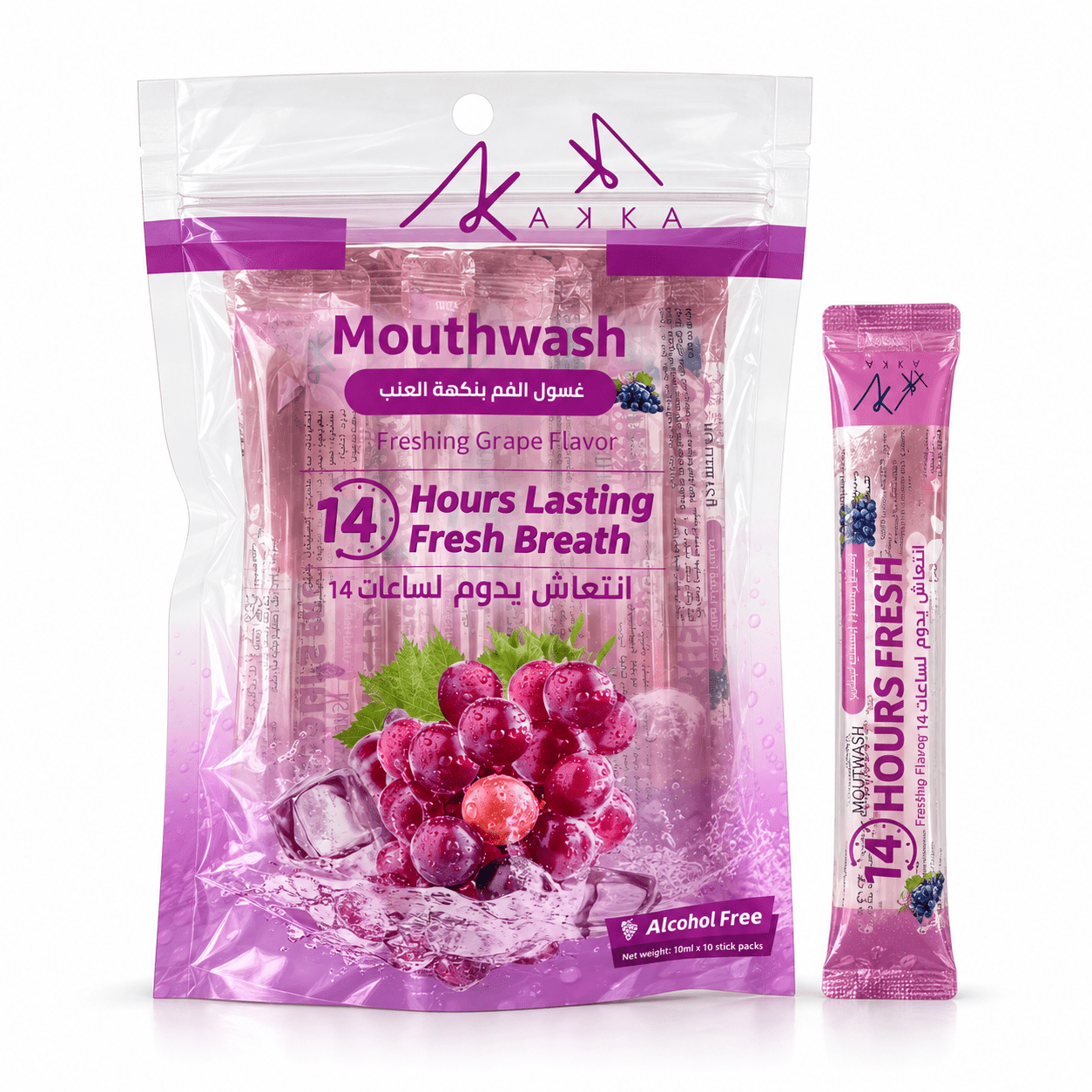 AKKA MOUTH WASH GRAPE FLAVOR 1 pcs - Anwar Store