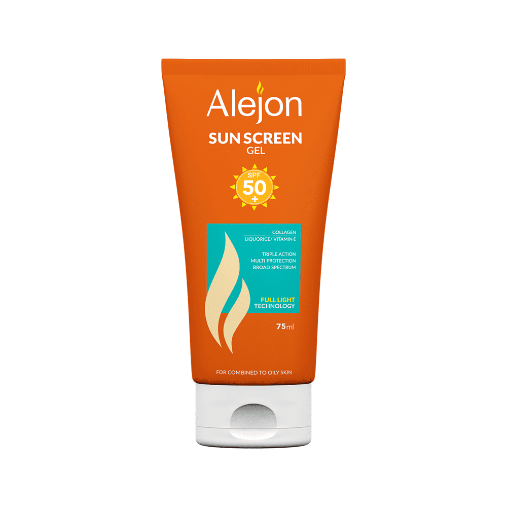 Alejon Sun Screen Gel 75 ml SPF50+ (offer) | واقي شمس أليجون SPF50+ 75 مل - Anwar Store