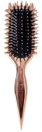 ALICE CURLY ROSE GOLD BRUSH - Anwar Store