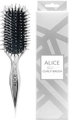 ALICE CURLY SILVER BRUSH - Anwar Store