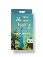 ALICE DELUXE SMOOTH CONFIDENCE 3 DELUXE BLADES 1PCS - Anwar Store