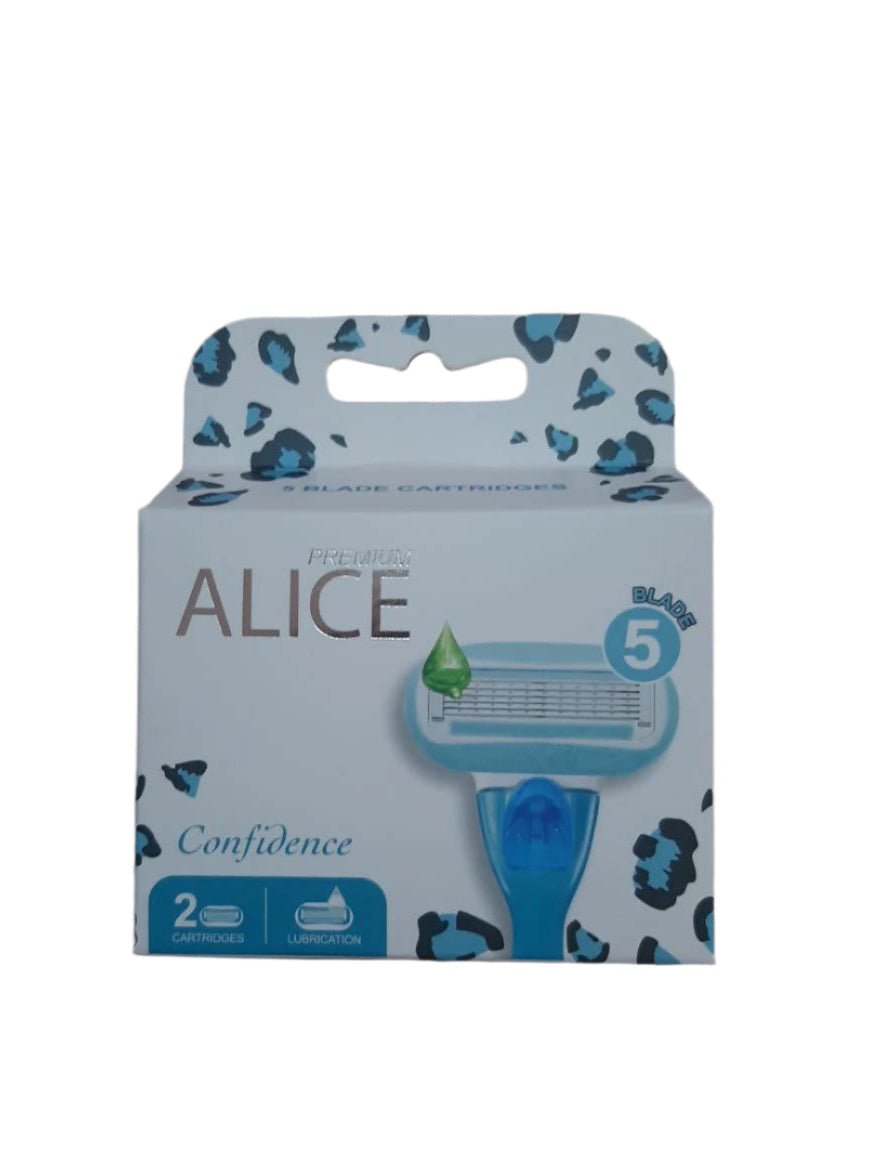 ALICE PREMIUM 5 BLADE 2 CARTRIDGES AS25B - Anwar Store