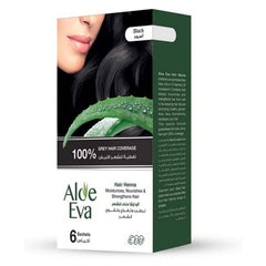 ALOE EVA HAIR BLACK HENNA - Anwar Store
